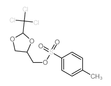 4-[(4-methylphenyl)sulfonyloxymethyl]-2-(trichloromethyl)-1,3-dioxolane Structure