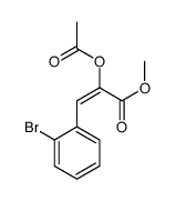 methyl 2-acetyloxy-3-(2-bromophenyl)prop-2-enoate Structure