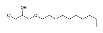 2-Propanol, 1-chloro-3-(decyloxy)- structure