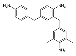 4-[(4-aminophenyl)methyl]-2-[(4-amino-3,5-xylyl)methyl]aniline structure