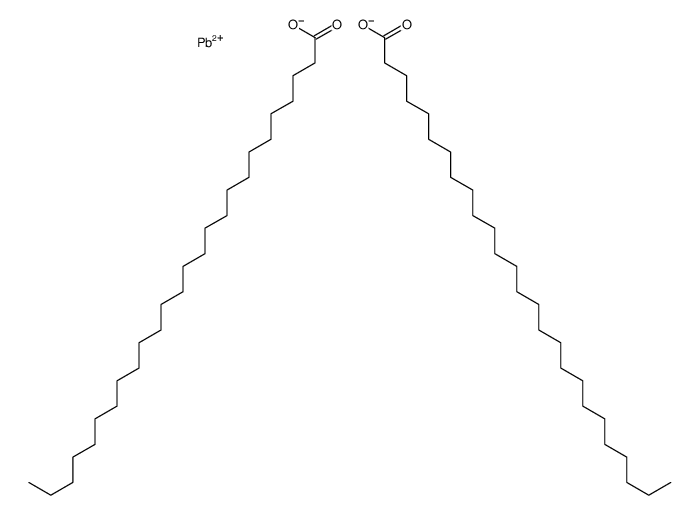 hexacosanoic acid, lead salt Structure