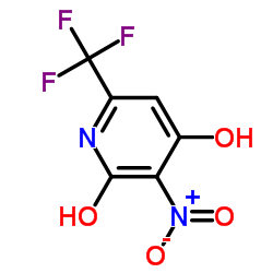 3-硝基-6-(三氟甲基)吡啶-2,4-二醇结构式