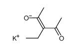 potassium 3-ethyl-2,4-pentanedionate Structure