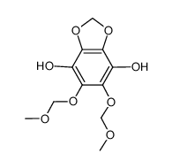 5,6-bis(methoxymethoxy)benzo[d][1,3]dioxole-4,7-diol Structure