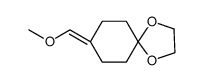 1,4-Dioxaspiro[4.5]decane, 8-(methoxymethylene)-结构式