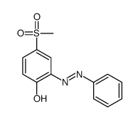 2-phenylazo-4-methylsulfonyl-phenol Structure