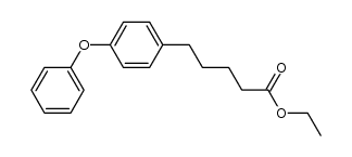 ethyl 5-(4-phenoxyphenyl)pentanoate结构式
