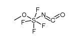 cis-methoxytetrafluorosulfanyl isocyanate结构式