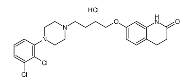 Aripiprazole hydrochloride Structure