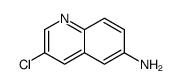 3-氯喹啉-6-胺结构式