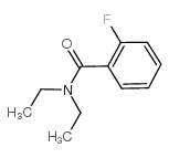 N,N-二乙基 2-氟苯甲酰胺结构式