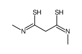 N,N'-dimethylpropanedithioamide结构式