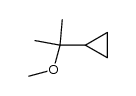 (1-Methoxy-1-methylethyl)cyclopropan结构式