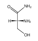 D-2-氨基-3-羟基丙酰胺结构式
