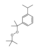 1-(2-tert-butylperoxypropan-2-yl)-3-propan-2-ylbenzene结构式