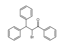 2-bromo-1,3,3-triphenyl-1-propanone结构式