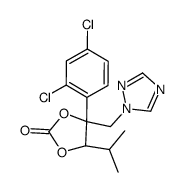 (4S,5R)-4-(2,4-dichlorophenyl)-5-propan-2-yl-4-(1,2,4-triazol-1-ylmethyl)-1,3-dioxolan-2-one Structure