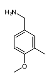 3-甲基-4-甲氧基苄胺结构式
