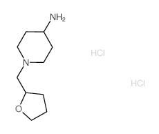 1-(四氢呋喃-2-基甲基)哌啶-4-胺结构式
