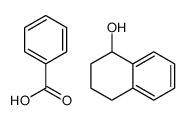 benzoic acid,1,2,3,4-tetrahydronaphthalen-1-ol结构式