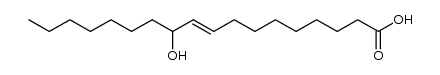 11-hydroxy-9(E)-octadecenoic acid结构式