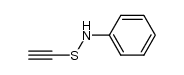 S-ethynyl-N-phenylthiohydroxylamine结构式