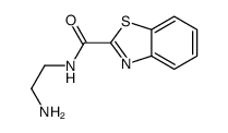 N-(2-氨基乙基)苯并[d]噻唑-2-羧酰胺结构式