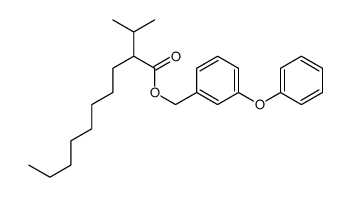 (3-phenoxyphenyl)methyl 2-propan-2-yldecanoate Structure