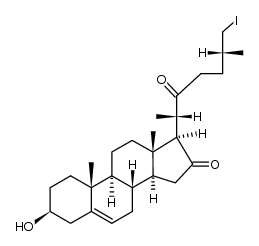 16,22-diketo-26-iodocholesterol结构式