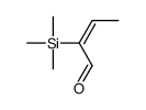 2-trimethylsilylbut-2-enal Structure