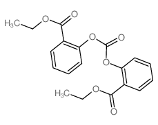Benzoic acid,2-[[[2-(ethoxycarbonyl)phenoxy]carbonyl]oxy]-, ethyl ester Structure