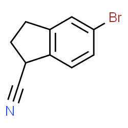 5-溴-2,3-二氢-1H-茚-1-腈结构式