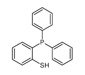 2-(二苯基膦基)苯硫酚结构式