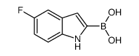 5-Fluoro-1H-indole-2-boronic acid Structure