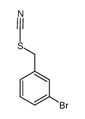 3-bromobenzyl thiocyanate Structure