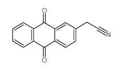 2-(9,10-DIOXO-9,10-DIHYDRO-2-ANTHRACENYL)ACETONITRILE结构式