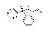 N-(methoxymethyl)diphenylphosphinic amide Structure