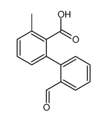 2-(2-formylphenyl)-6-methylbenzoic acid结构式