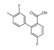 4-fluoro-2-(3-fluoro-4-methylphenyl)benzoic acid Structure
