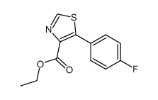 ethyl 5-(4-fluorophenyl)-1,3-thiazole-4-carboxylate Structure