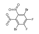 1,4-dibromo-2,3-difluoro-5,6-dinitrobenzene Structure