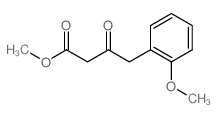 4-(2-甲氧基苯基)-3-氧代丁酸甲酯结构式