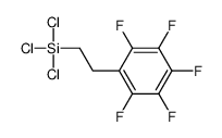trichloro-[2-(2,3,4,5,6-pentafluorophenyl)ethyl]silane结构式