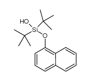 di-tert-butyl(naphthalen-1-yloxy)silanol Structure