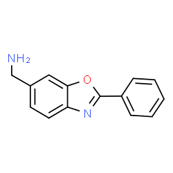 (2-苯基苯并[d]噁唑-6-基)甲胺结构式