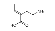 (E)-2-(2-aminoethyl)but-2-enoic acid结构式