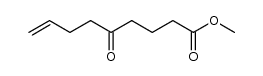 methyl 5-oxo-8-nonenoate结构式