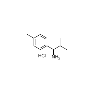 (R)-2-甲基-1-(对甲苯基)丙烷-1-胺盐酸盐结构式