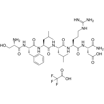 TRAP-6 amide TFA结构式