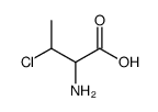 2-amino-3-chlorobutyric acid Structure